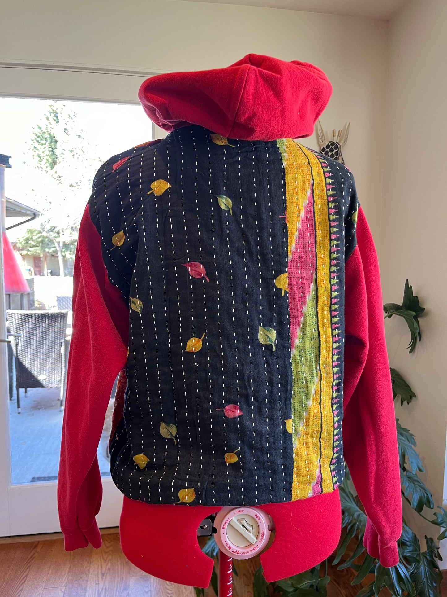A. Upcycled hoodie medium