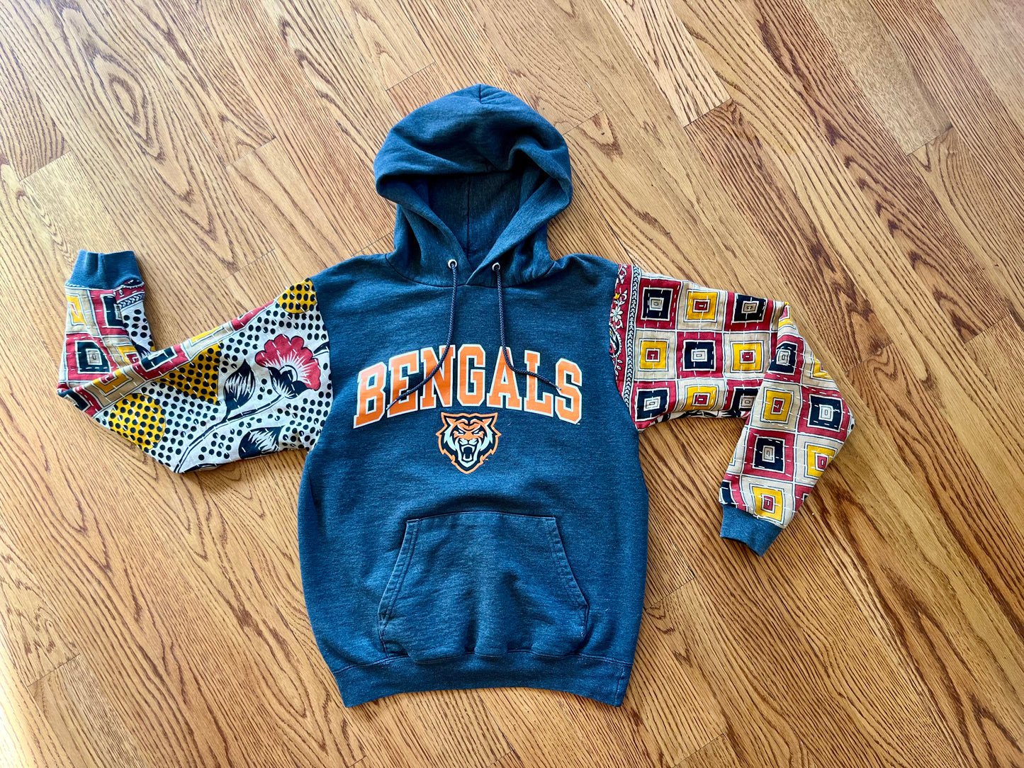 A. Upcycled women’s small hoodie