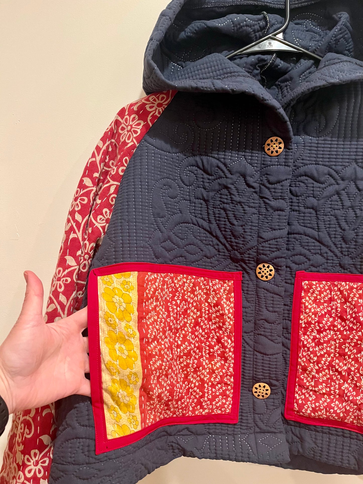 B. Upcycled jacket small/medium