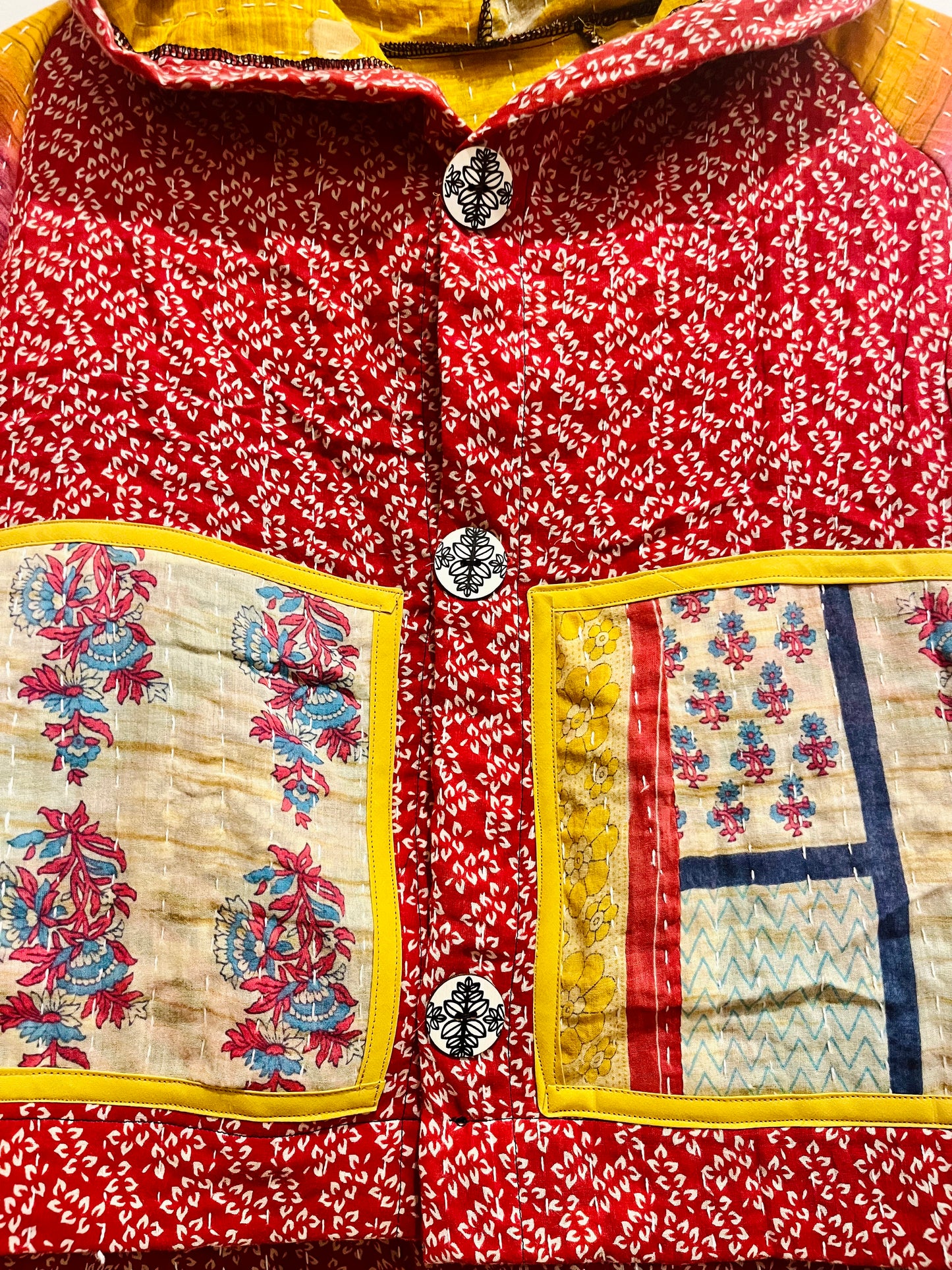 A. Upcycled Kantha Jacket